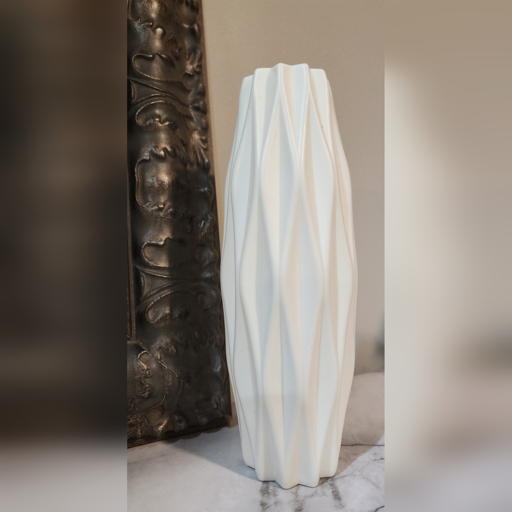 Geometric Plastic Vase